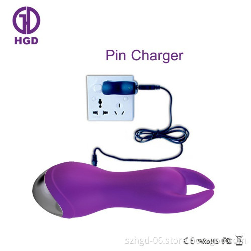 Powerful vibrating siliocne rabbit ear vibrator sex joy toy vibrator